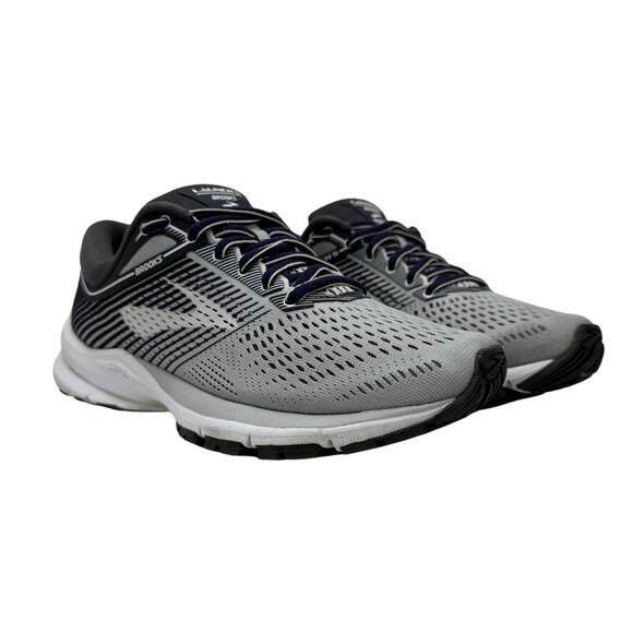 Brooks Launch 5 Grey/Ebony/White 6 - Picture 3 of 9